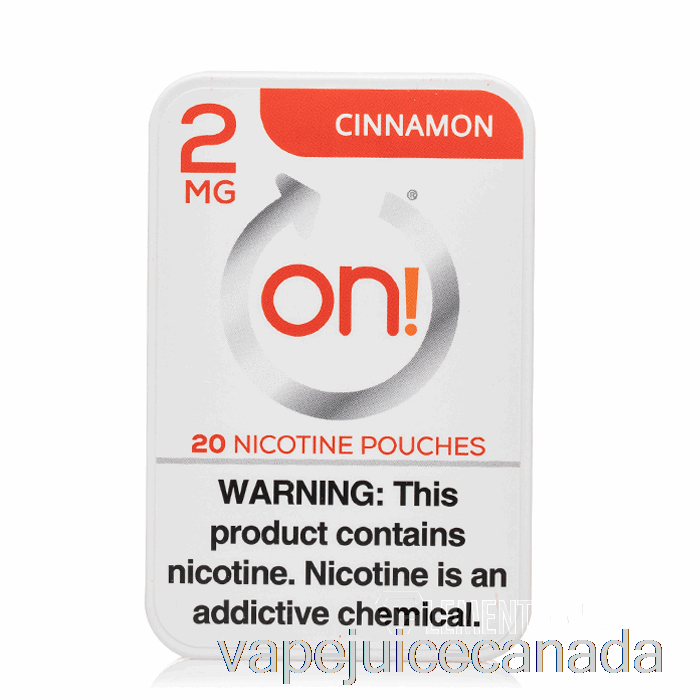 Vape Juice ON! Nicotine Pouches - CINNAMON 2mg